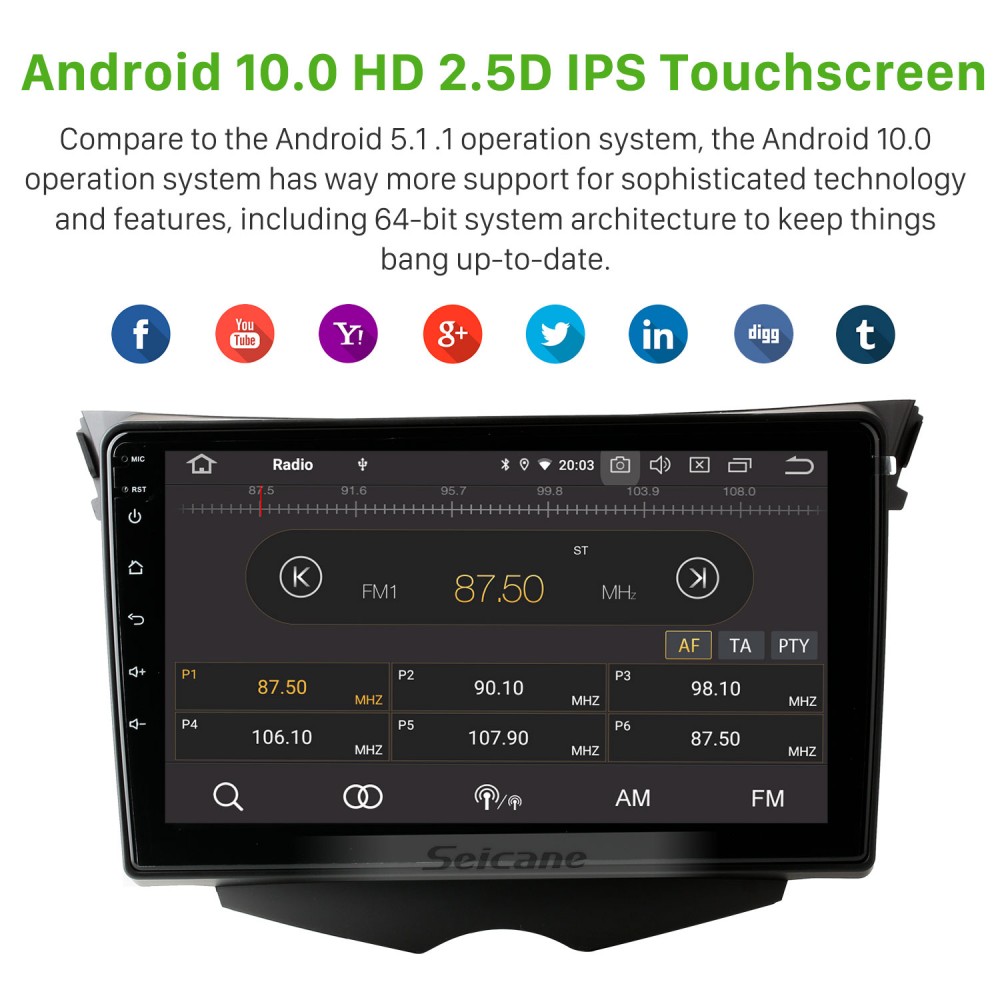 Quality Android unit for 2011 2012 2013-2017 HYUNDAI VELOSTE