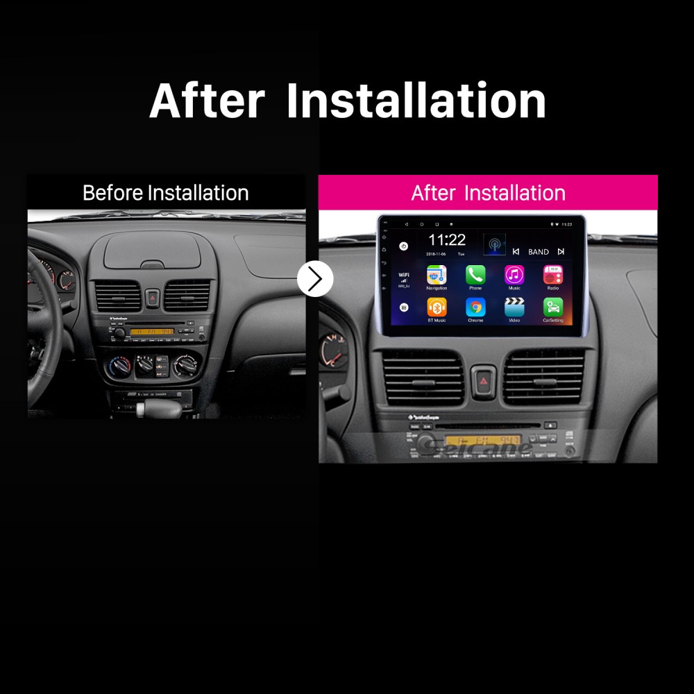 10.1 inch Android 12.0 for 2001 2002 2003-2006 Nissan Sentra Radio GPS  Navigation System With