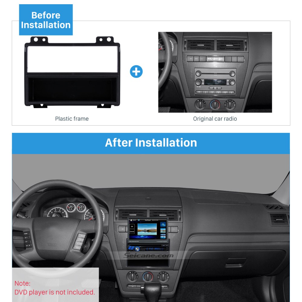Wonderful 1din Car Radio Fascia For 2002 2005 Ford Fiesta 2005