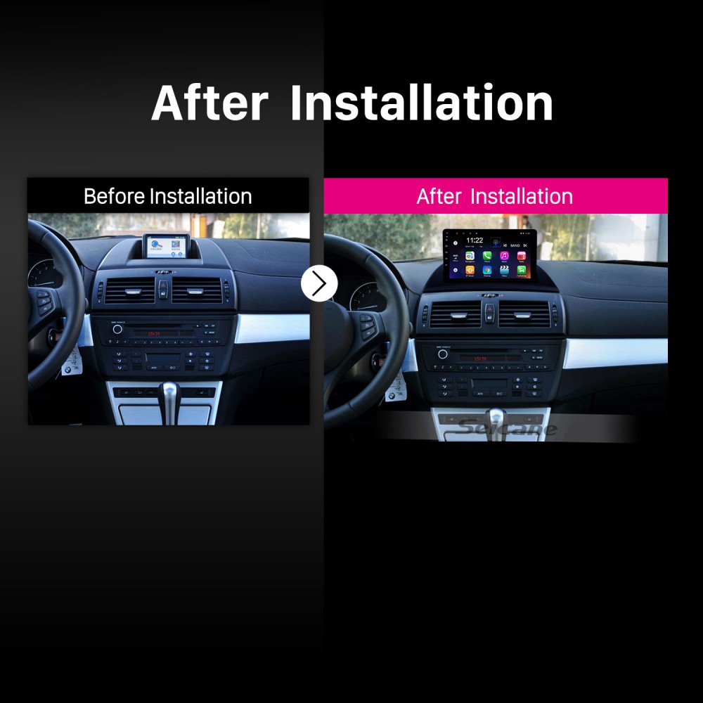 2004 2005 2006-2012 BMW X3 E83 Radio Carplay Android auto Touch