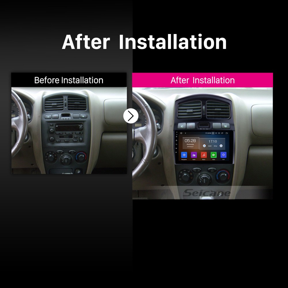 Car Stereo for 2005-2015 Hyundai Santa Fe Radio Replacement
