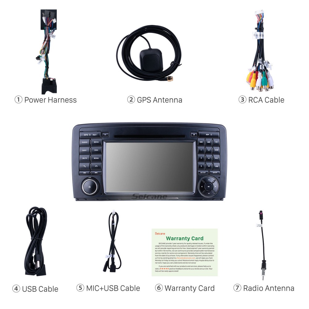 06-08 Mercedes W251 R350 R320 Comand Head Unit Navigation Radio CD Player