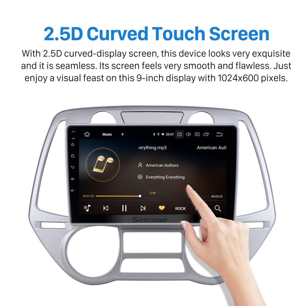 2008-2011 2012 Hyundai i20 Touch Screen Radio with Carplay