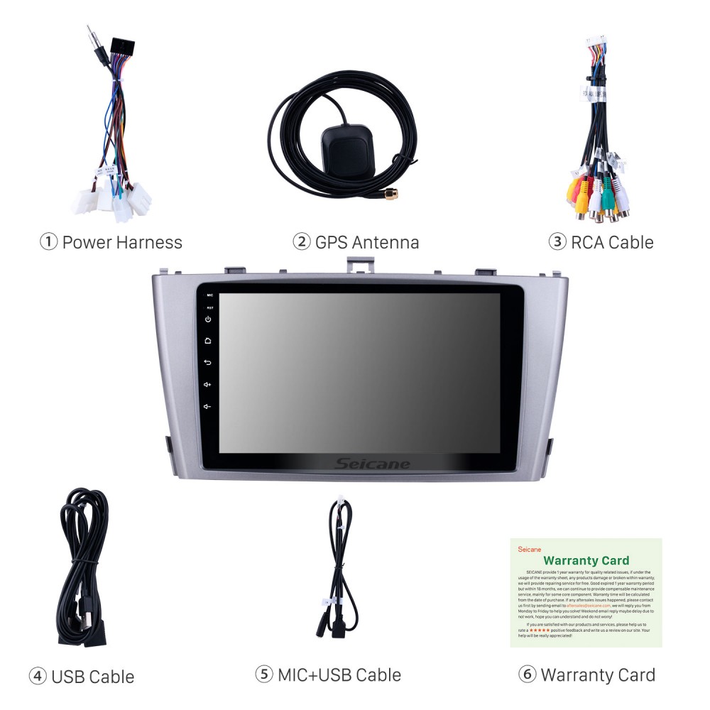 RoverOne Android System Autoradio for Toyota Avensis T27 2009-2013