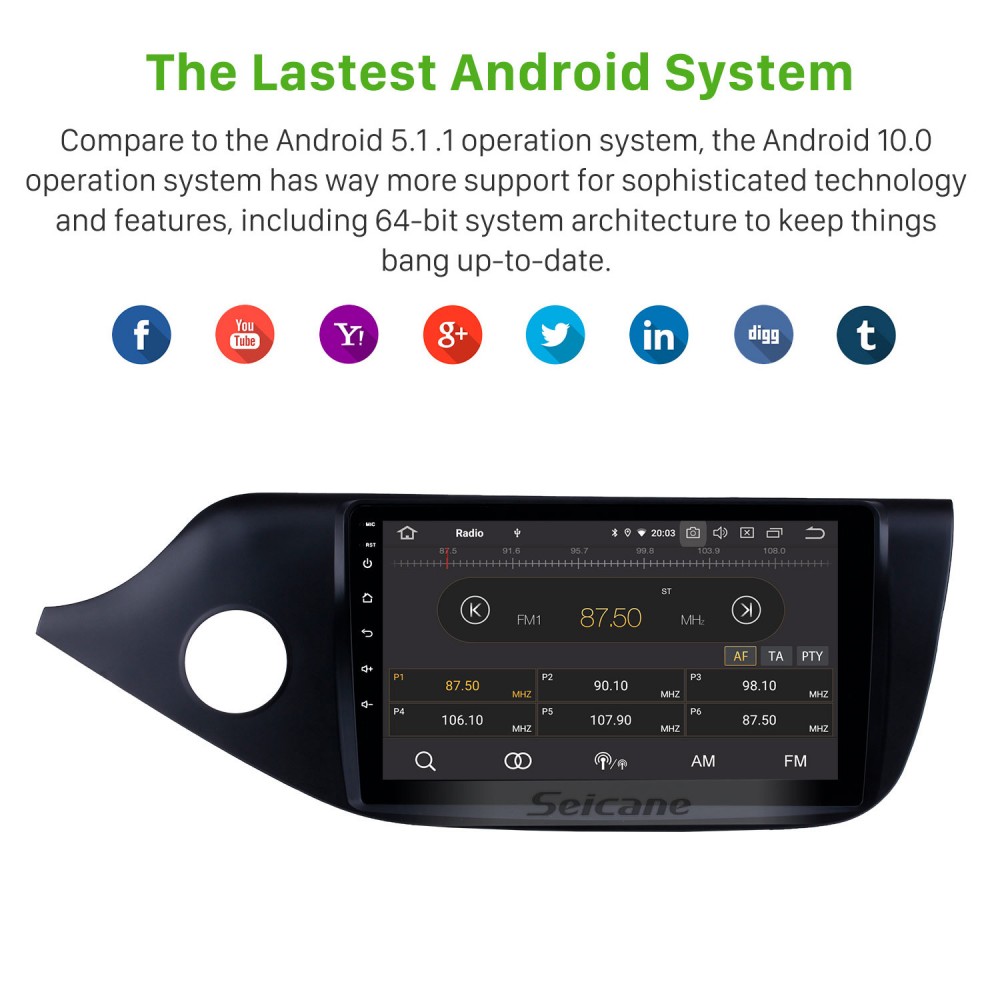 Traditional Plush Doll Messy 9 Inch Android 11.0 2012-2017 KIA CEED GPS Bluetooth Radio Car Stereo with  Mirror Link