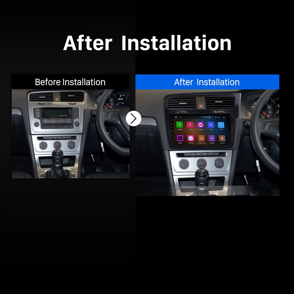 Mere veltalende Generel 10.1 Inch Android 12.0 For 2013 2014 2015 VW Volkswagen GOLF 7 RHD Radio GPS  Navigation
