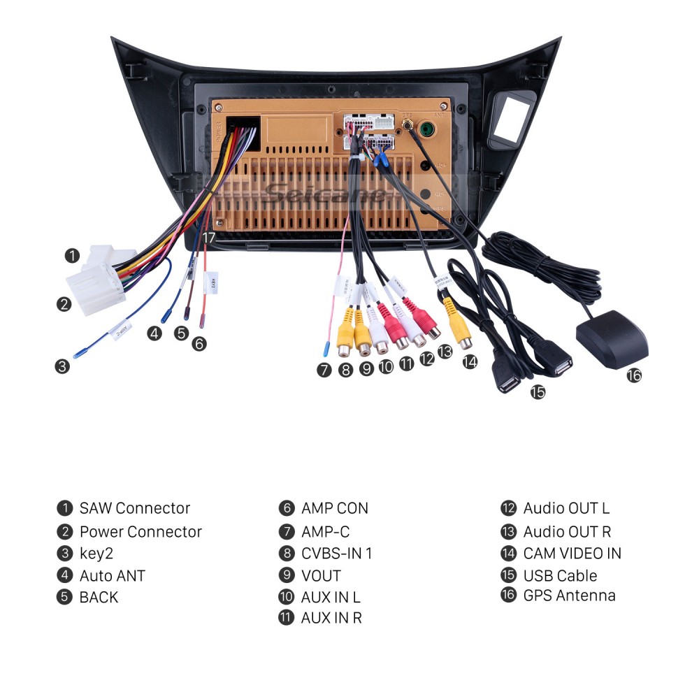 HD Touchscreen 9 inch Android 14.0 GPS Navigation Radio for HD Touchscreen 9 inch Android 14.0 GPS Navigation Radio for
