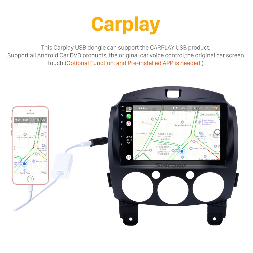 Touchscreen inch Android 12.0 GPS Navigation Radio for 2 Jinxiang DE