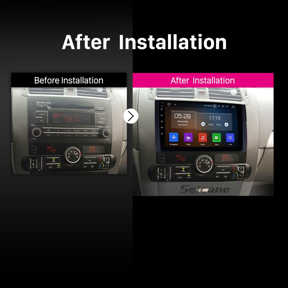 9 inch aftermarket Android 12.0 HD Touchscreen GPS