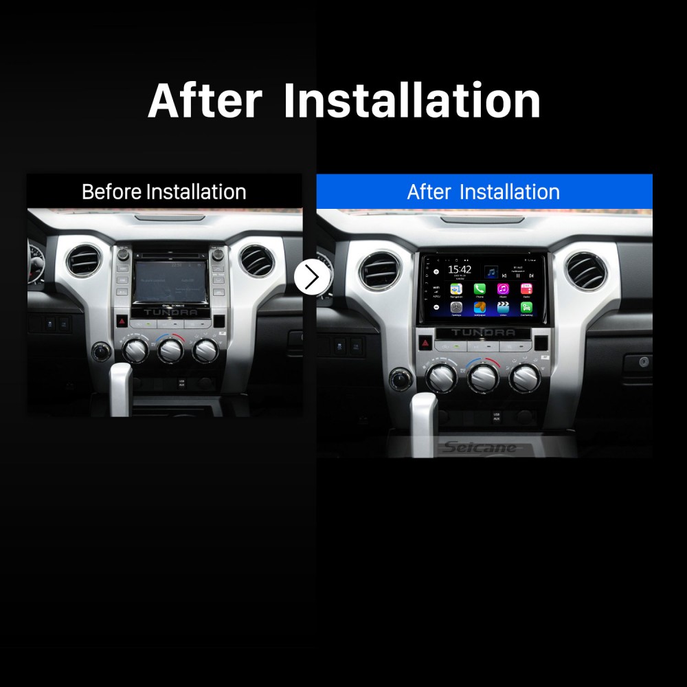 2 X Car navigator screen Protector for Toyota Tundra 6.1" 2014-2017 