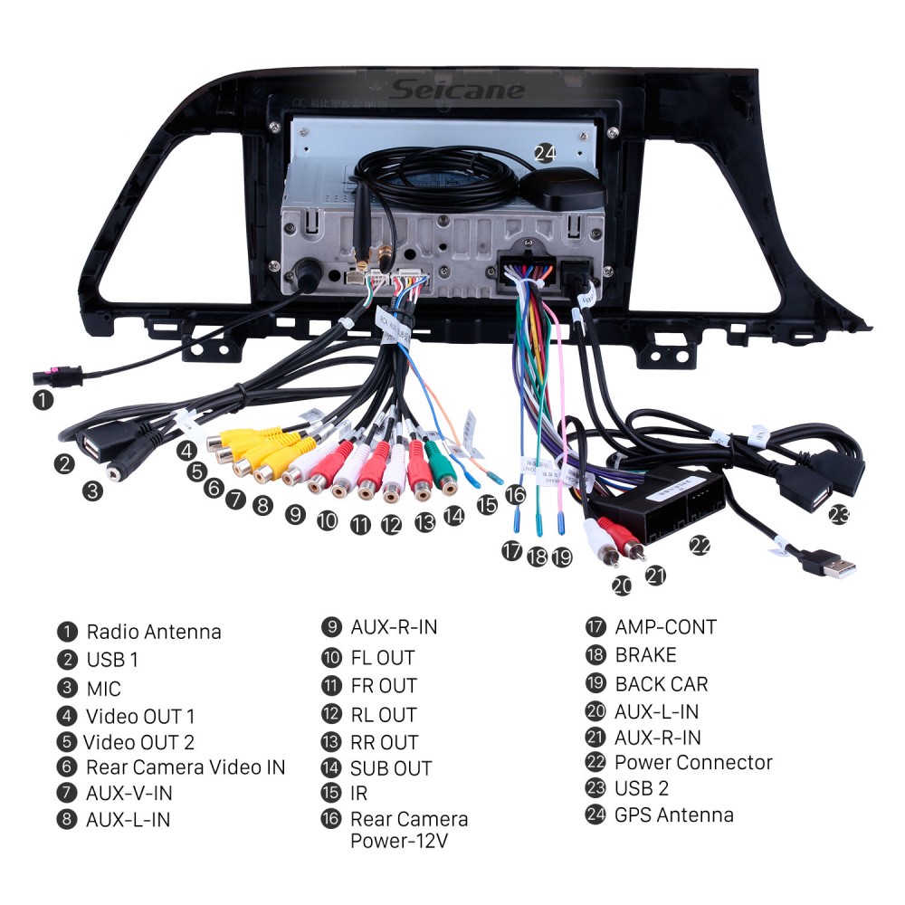 9 Inch HD Touch Screen for 2015 2016 2017 Hyundai sonata Android