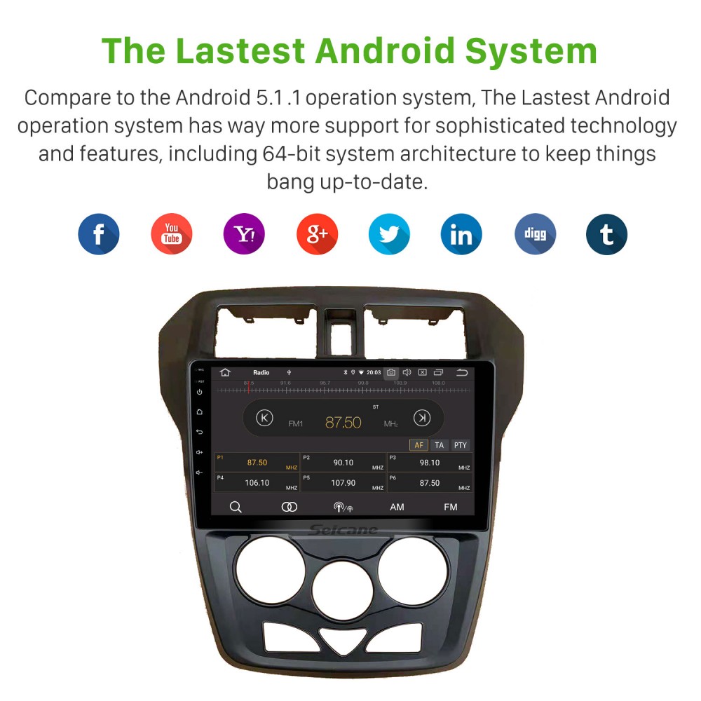Carplay Android Radio Head Unit for 2016 Karry Yoyo Q22