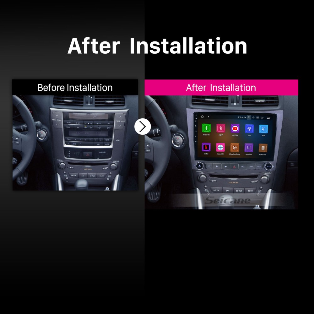 Android 11 0 For Lexus Is250 Is350 Radio 10 1 Inch Gps Navigation System With Bluetooth Hd Touchscreen