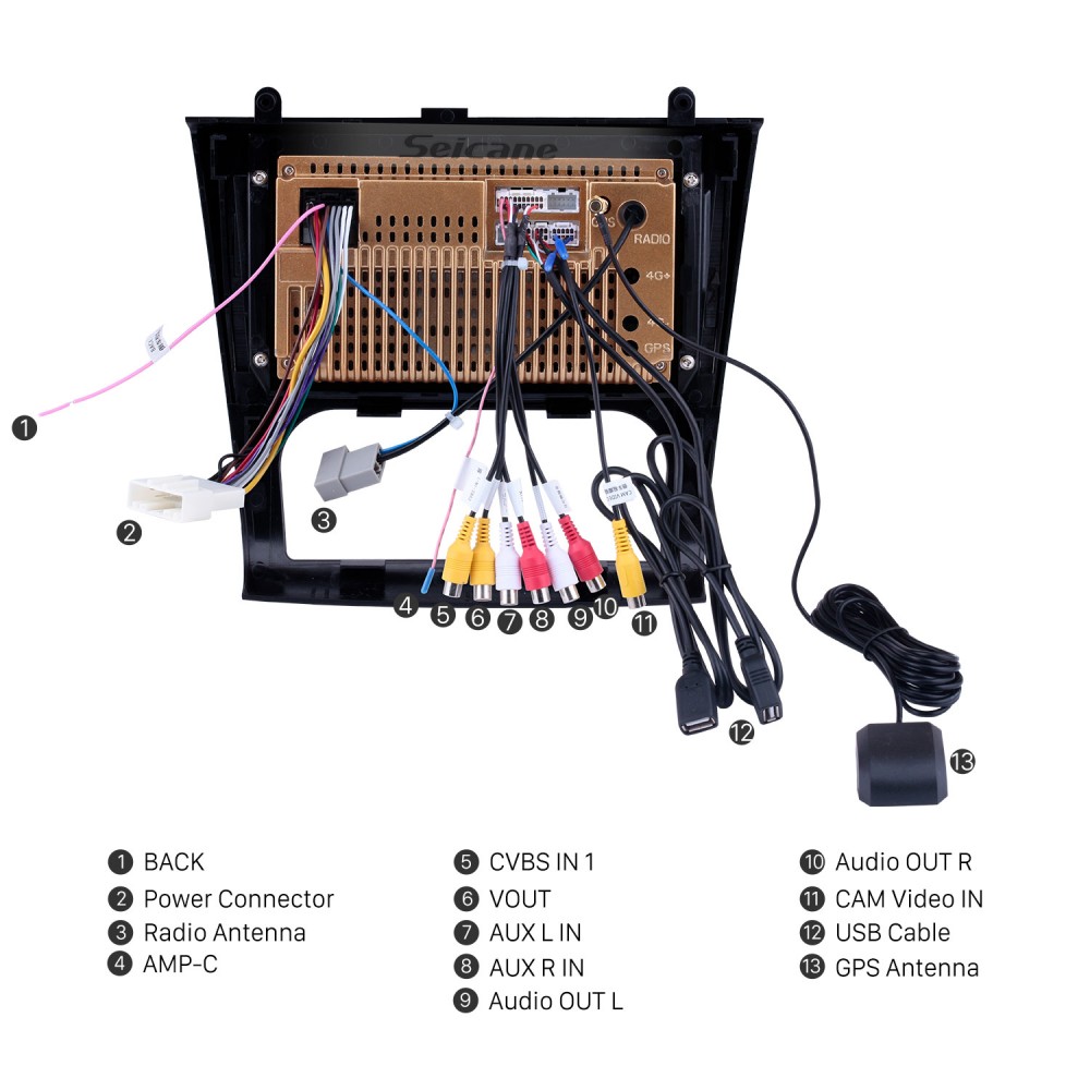 Car Stereo System for 2008-2012 Nissan Teana Altima Auto A/C Electrical Wiring Color Code Chart Seicane
