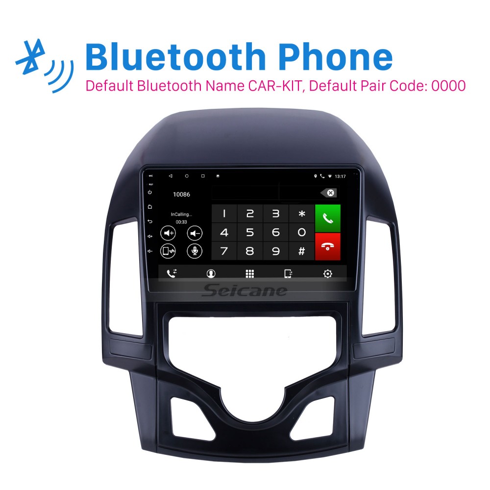 Android 10 0 9 Inch For 08 09 10 11 Hyundai I30 Lhd Auto A C Radio