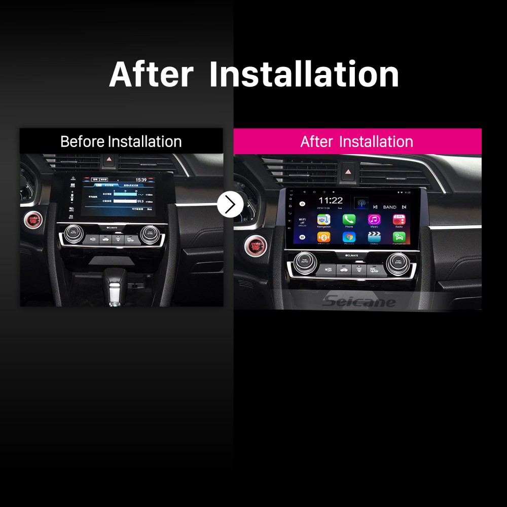 OEM 9 inch Android 13.0 Radio for 2015 2016 Honda Civic Bluetooth