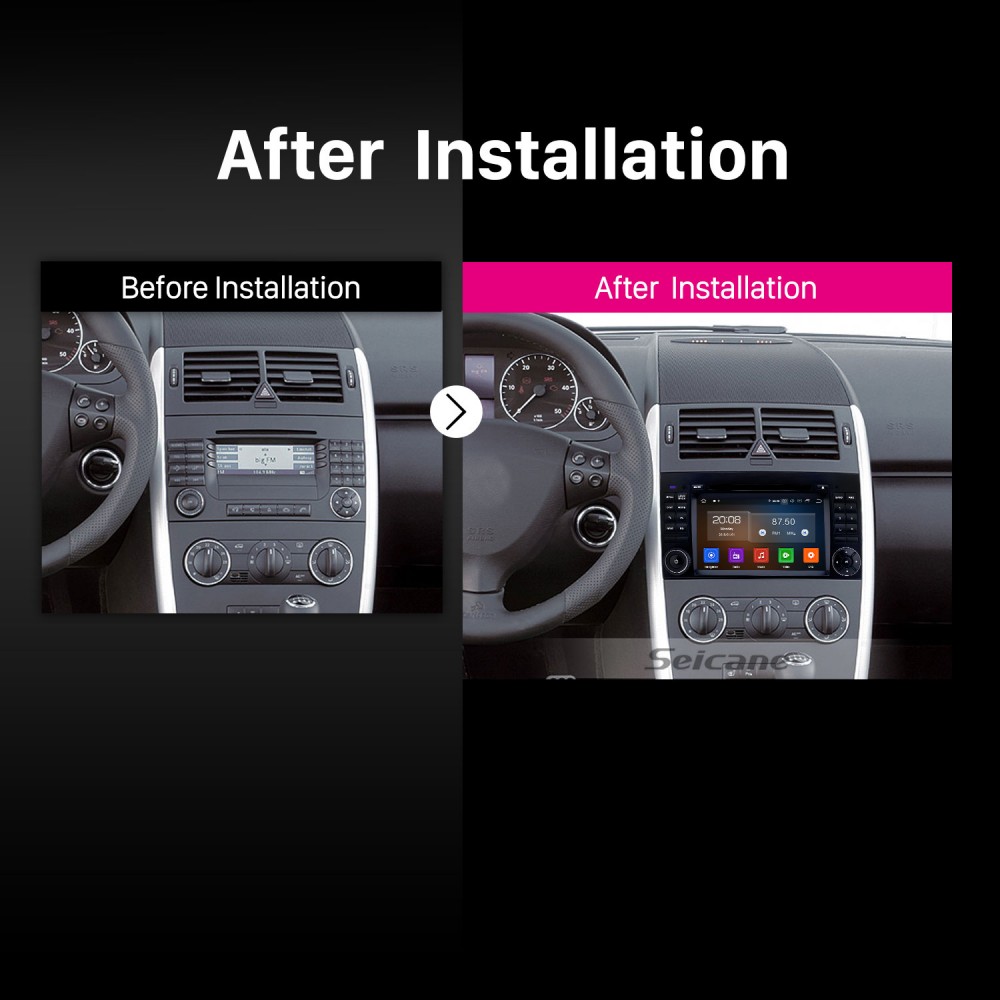 Mercedes W169 DAB Radio GPS Bluetooth USB Wireless Apple Carplay