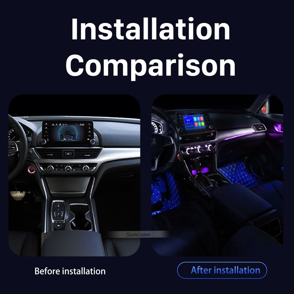 Car Interior Decorative Lamps LED Ambient Lights RGB Multi Colors