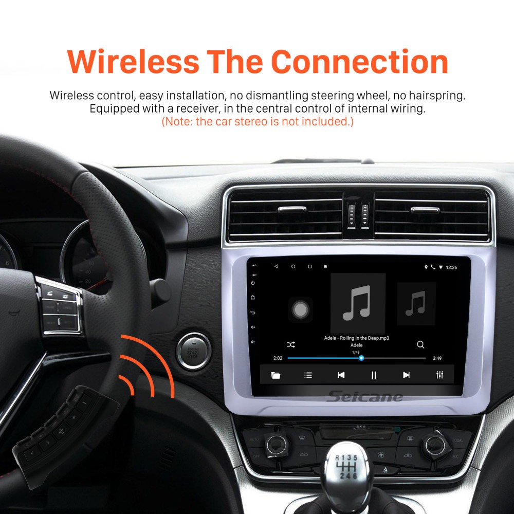 Universal multifunctional wireless steering wheel controller for Car DVD  player GPS navigation system