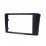 Black Double Din 2003-2008 Toyota Avensis Car Radio Fascia DVD Frame Stereo Player Face Plate Panel Adaptor