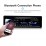 Universal Single Din Audio Bluetooth Handsfree Calls MP3 Player Car FM Stereo Radio with 4 Channel Output USB SD Remote Control Aux