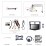 OEM 9 inch Android 13.0 HD Touchscreen Bluetooth Radio for 2010-2013 Toyota Prado 150 with GPS Navigation USB FM auto stereo Wifi AUX support DVR TPMS Backup Camera OBD2 SWC