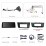 12.3 inch GPS navigation system Android 13.0 for 2015-2016 2017-2018 Geely Borui Stereo with Bluetooth TouchScreen support Rearview Camera