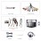 9 inch 2010-2013 Toyota Prado 150 Android 13.0 Radio GPS System with 1024*600 Touchscreen Bluetooth Music support OBD2 DVR Rearview camera TV 1080P  WIFI Steering Wheel Control 