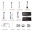 Android 12.0 Carplay 12.3 inch Universal Radio HD Touchscreen Stereo with Bluetooth FM WIFI USB Steering Wheel Control support DVR OBD2