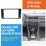 Black Double Din 2002-2006 Audi A6 Car Radio Fascia Panel Adaptor DVD Frame Dash Installation Kit