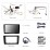  9 inch HD Touchscreen for 2002-2008 Toyota Avensis GPS Navigation System car radio car stereo system support Split Screen Display