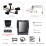 For 2015-2018 Ford Edge AUTO A/C 9.7 inch Android 10.0 GPS Navigation Radio with HD Touchscreen Bluetooth support Carplay Rear camera