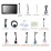 Android 10.0 10.1 inch for Universal Radio with HD 180°Rotatable Screen GPS Navigation Bluetooth WIFI support Carplay DVR SWC
