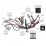 Android 13.0 For 2005-2010 Lexus IS250 IS300 IS200 IS220 IS350 Radio 10.1 inch GPS Navigation System with Bluetooth HD Touchscreen Carplay support SWC