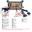 OEM 9 inch Android 14.0 for 2016 Toyota Prius Radio with Bluetooth HD Touchscreen GPS Navigation System support Carplay DAB+