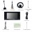 7 inch Android 12.0 GPS Navigation Radio for VW Volkswagen 2004-2011 Touareg 2009 T5 Multivan/Transporter with Touchscreen Carplay Bluetooth support 1080P DVR
