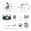 Android 12.0 Carplay 10.33 inch Full Fit Screen for 2009 2010 2011-2017 Toyota 4 Runner GPS Navigation Radio with bluetooth