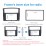 Classic Double Din 2010 Mitsubishi Pajero Car Radio Fascia Stereo Installation Dash Mount Adaptor DVD Frame