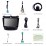 10.1 inch Android 11.0 2003-2007 Honda Accord 7  Radio Bluetooth GPS Navigation System with Car Rearview Camera 3G WiFi  Mirror Link OBD2 1080P Video Steering Wheel Control