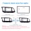 Perfect Double Din 2015 HYUNDAI ELANTRA LHD Car Radio Fascia Trim Bezel DVD Stereo Player Panel Frame 