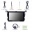 All-in-one 9 inch Touch Screen Android 10.0 Radio for 2013-2018 Toyota RAV4 left hand drivier  WiFi Bluetooth Music TV Tuner AUX Steering Wheel Control