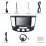 Android 14.0 9 inch for 2009 Hyundai Sonata Manual A/C Radio HD Touchscreen GPS Navigation System with Bluetooth support Carplay Rear camera