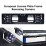 170 Degree HD Wide Angle Large Viewing Night Vision Waterproof Universal European License Plate Rearview Backup Camera Car Parking Reversing Assistance system