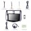 9 inch 2010-2013 Toyota Prado 150 Android 10.0 Radio GPS System with 1024*600 Touchscreen Bluetooth Music support OBD2 DVR Rearview camera TV 1080P 3G WIFI Steering Wheel Control 