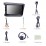 9 inch Android 10.0 HD Touchscreen Car Radio for 2012 Honda Civic LHD with Bluetooth Music 3G WiFi Mirror Link OBD2
