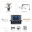HD Touchscreen For 2015-2018 Toyota Highlander Radio Android 10.0 9.7 inch GPS Navigation Bluetooth support Digital TV Carplay