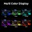 Car Atmosphere Lamp with 64 Colors for Universal Car Vehicles