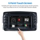 In dash Android 10.0 GPS Navigation system for 1998-2004 Mercedes-Benz CLK-W209 CLK200 CLK320 CLK430 with Radio Touch Screen Bluetooth DVD Player WiFi TV steering wheel control USB SD HD 1080P Video Backup Camera