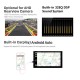 12.1 inch Android 10.0 HD Touchscreen GPS Navigation Radio for 2005 2006 2007 2008-2015 TOYOTA Tacoma with Bluetooth Carplay support TPMS AHD Camera