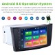 OEM Android 8.0 Aftermarket Radio Navigation Bluetooth for 2004-2011 Mercedes Benz CLS W219 CLS350 CLS500 CLS55 with 3G WiFi DVD Auto A/V Mirror Link OBD2